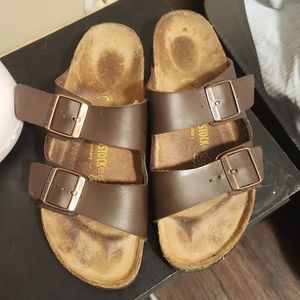 Birkenstocks sandals Mocha sz 40 US sz 9 to 9.5 Women's